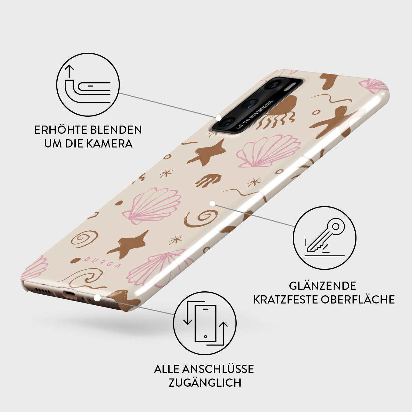 Skorter | Beach game - Huawei P40 Case