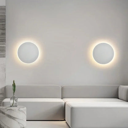 Skorter | Lumeo LED Wall Lamp Round – Dimmable, 20/30 cm – Touch & Sensor Control