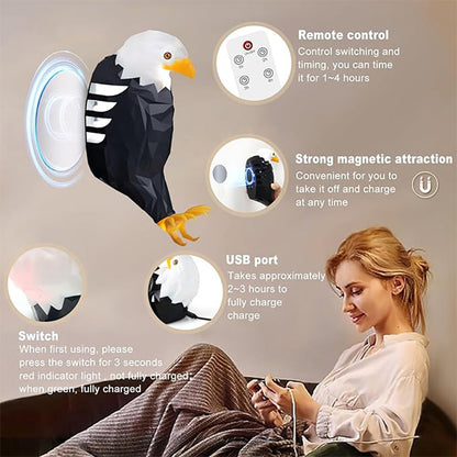 Skorter | Rechargeable Sea Eagle Wall Lamp with Remote Control