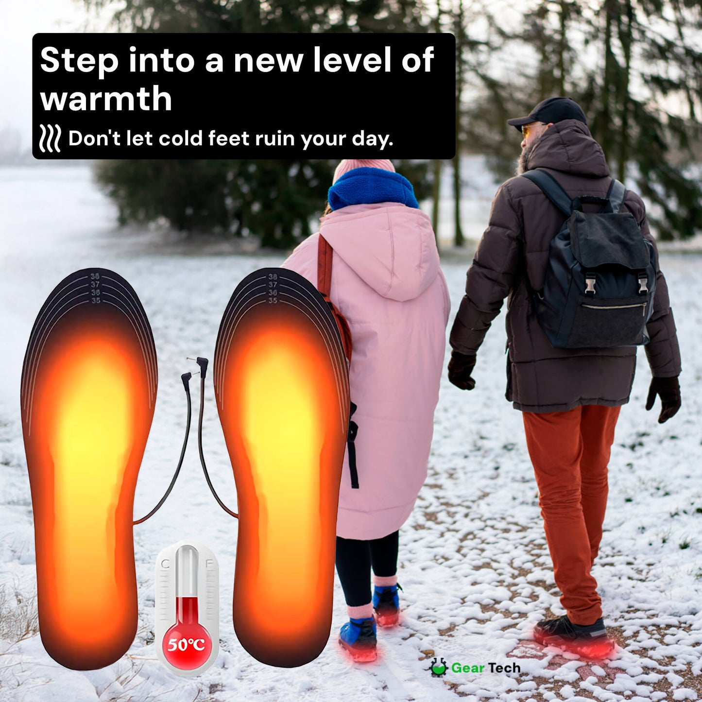 Skorter | Rechargeable Heated Insoles UK – Best Thermal Shoe Inserts for Boots, Work Boots & Everyday Winter Comfort