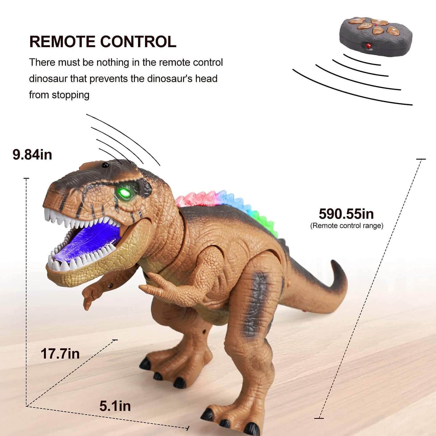 Skorter | Control the T-Rex dinosaur with LED lighting