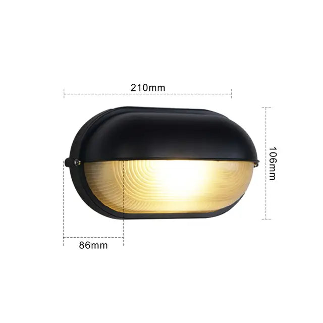 Skorter | IronLicht - Robust Waterproof Wall Lamp for Industrial Use