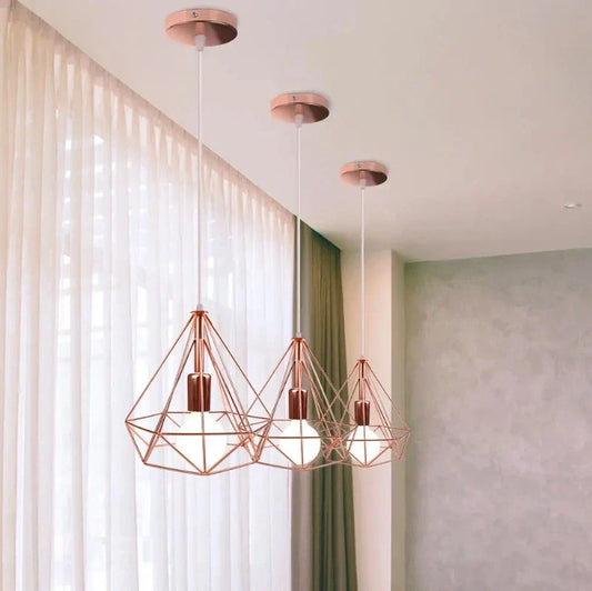 Skorter | RetroLux - Ceiling Lamp with Industrial Metal Frame