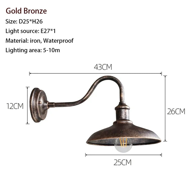 Skorter | Skorter Classic - Waterproof Vintage Wall Lamp