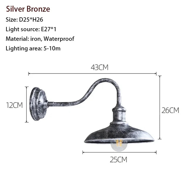 Skorter | Skorter Classic - Waterproof Vintage Wall Lamp