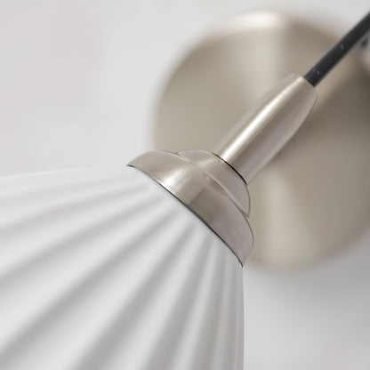 Skorter | Ceramic Ribbed Wall Lamp