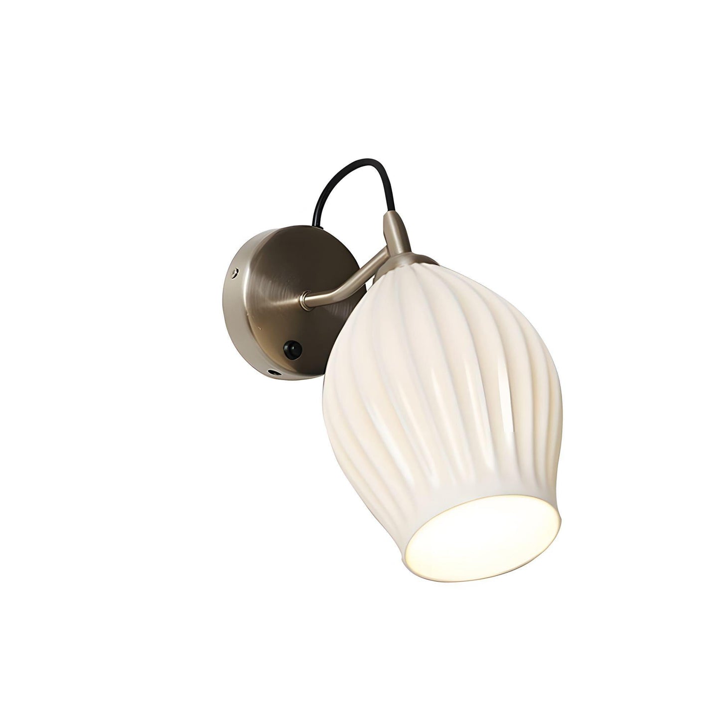 Skorter | Ceramic Ribbed Wall Lamp