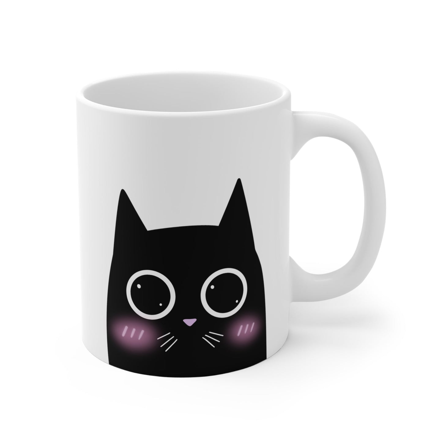 Skorter | Emotional Cat White Mug Set - 2 Pcs