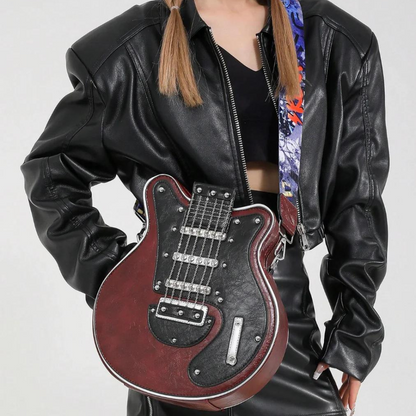 Skorter | Elevate your style with the Rockstar guitar bag shoulder bag chic
