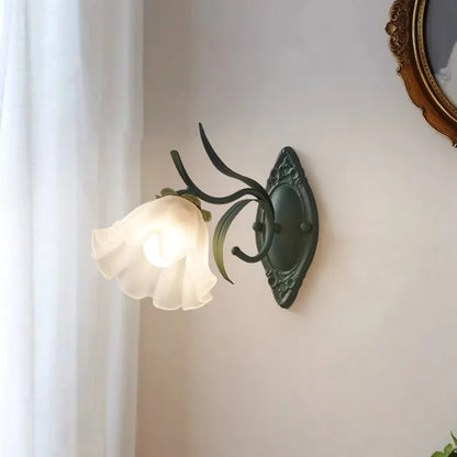 Skorter | LED Lily of the Valley Flower Wall Lamp - Decorative Floral Light Fixture for Living Room & Bedroom Decor
