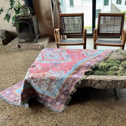 Skorter | Bohemian Aztec Tapestry Throw Sofa Blanket
