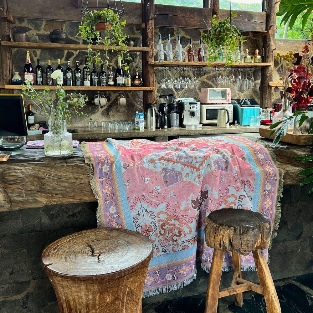 Skorter | Bohemian Aztec Tapestry Throw Sofa Blanket