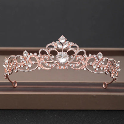 Skorter | Elegant Bridal Baroque Rhinestones Crown And Tiara Collection