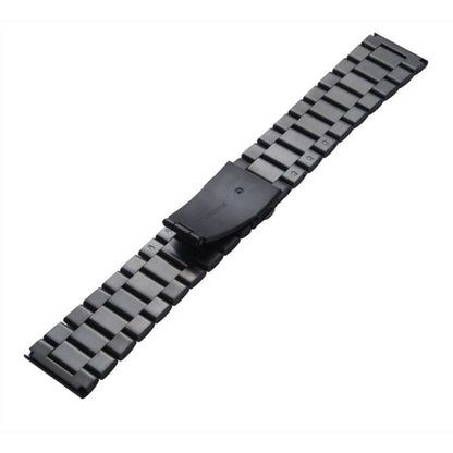 Skorter | For Apple Watch 38mm Classic Buckle Stainless Steel Watch Band Replacement, Only used in conjunction with connectors ( S-AW-3291 )(Black)
