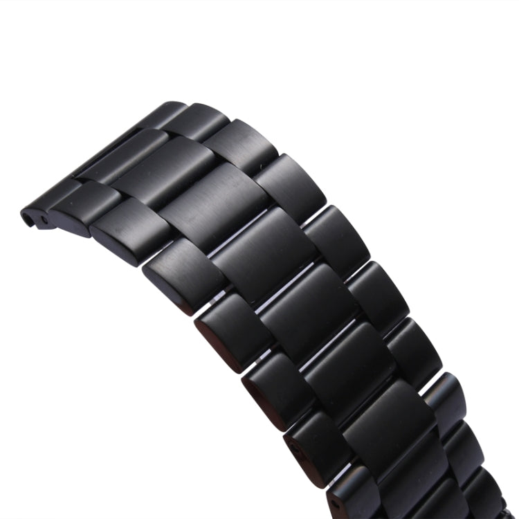Skorter | For Apple Watch 42mm Classic Buckle Steel Watchband, Used only in conjunction with connectors ( S-AW-3293 )(Black)