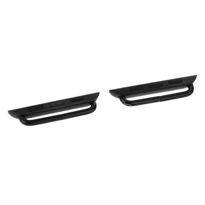 Skorter | 2 PCS for Apple Watch 38mm Metal band connector Metal buckle with screwdriver tool (Black)