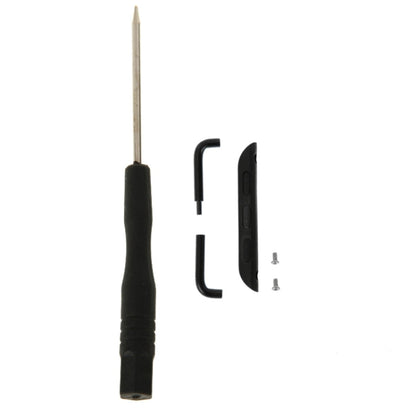 Skorter | 2 PCS for Apple Watch 38mm Metal band connector Metal buckle with screwdriver tool (Black)