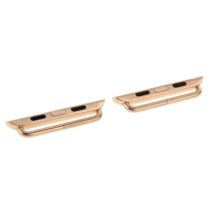 Skorter | 2 PCS for Apple Watch 42mm Metal Band Connector Metal Buckle with Screwdriver Tool (Rose Gold)