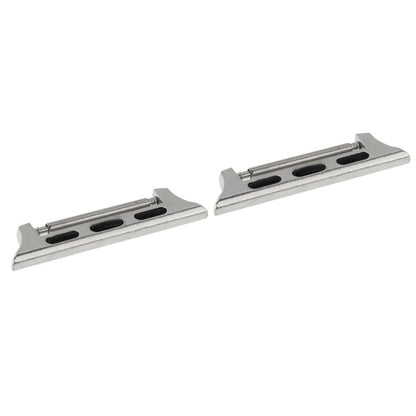Skorter | 2 PCS for Apple Watch 38mm metal band connector metal clasp (Silver)