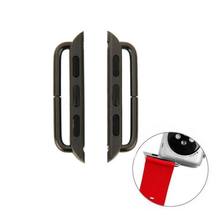 Skorter | 2 PCS for Apple Watch 38mm Metal Band Connector Metal Buckle (Gray)