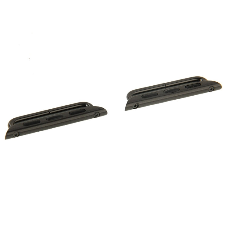 Skorter | 2 PCS for Apple Watch 38mm Metal Band Connector Metal Buckle (Gray)