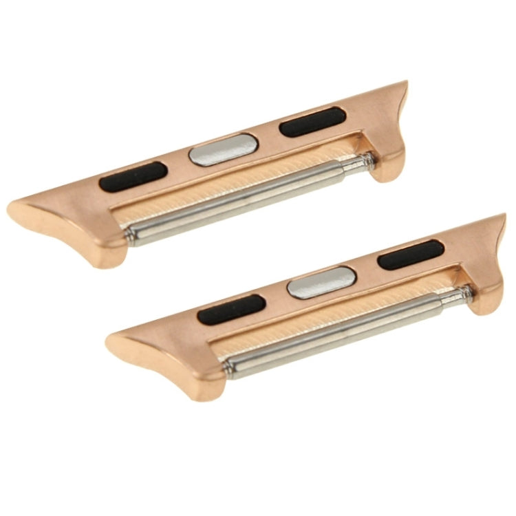 Skorter | 2 PCS for Apple Watch 38mm Metal Band Connector Metal Buckle (Orange)