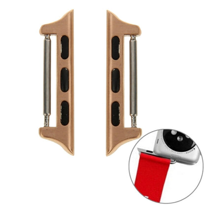 Skorter | 2 PCS for Apple Watch 42mm Metal strap connector Metal clasp (Orange)