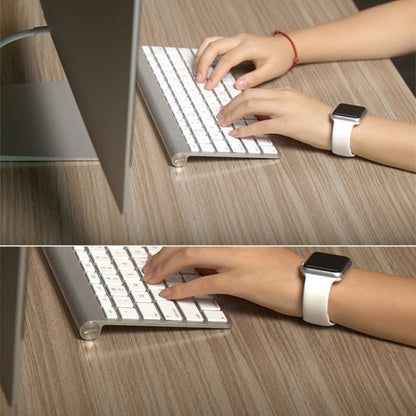 Skorter | For Apple Watch Sport 42mm High-Performance Rubber Sport Band with Pin-and-Tuck Closure (Blue)