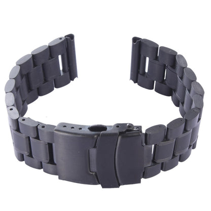 Skorter | For Apple Watch 38mm Black Steel Bracelet, Used only in combination with connectors (S-AW-3291)(Black)