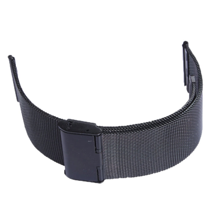 Skorter | For Apple Watch 42mm Milanese Classic Buckle Stainless Steel Band, Only used in conjunction with adapters ( S-AW-3293 )( Black )