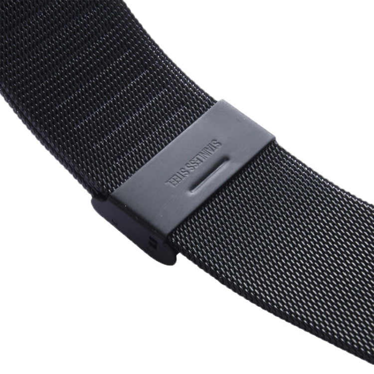 Skorter | For Apple Watch 42mm Milanese Classic Buckle Stainless Steel Band, Only used in conjunction with adapters ( S-AW-3293 )( Black )