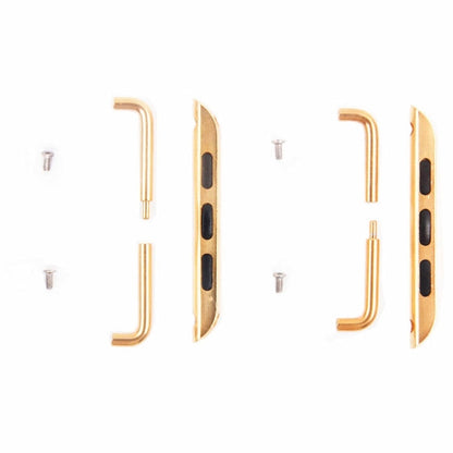 Skorter | For Apple Watch 38 / 40 / 41mm Metal Band Connector Metal Buckle, Pair (Gold)