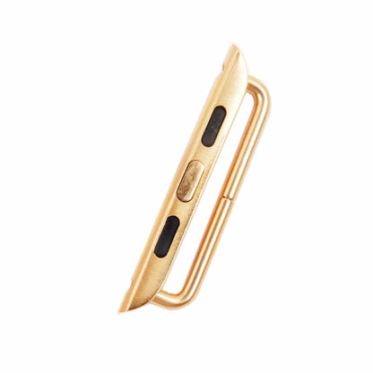 Skorter | For Apple Watch 38 / 40 / 41mm Metal Band Connector Metal Buckle, Pair (Gold)