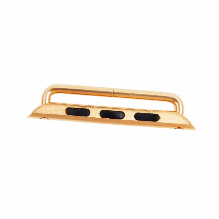 Skorter | For Apple Watch 38 / 40 / 41mm Metal Band Connector Metal Buckle, Pair (Gold)