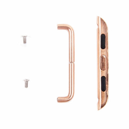 Skorter | For Apple Watch 38 / 40 / 41mm Metal band connector Metal clasp, Pair (Rose gold)