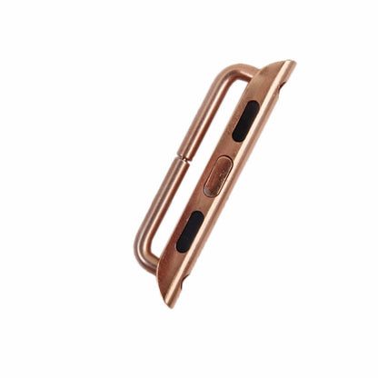 Skorter | For Apple Watch 38 / 40 / 41mm Metal band connector Metal clasp, Pair (Rose gold)