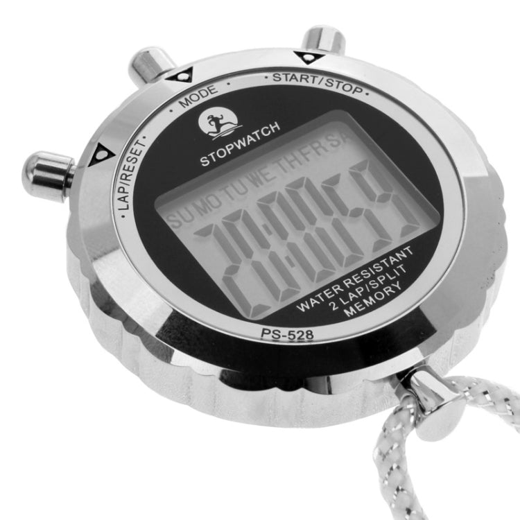 Skorter | PS528 Metal Stopwatch Professional Chronograph Handheld Digital LCD Sports Counter Timer with Strap