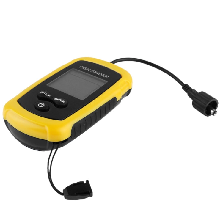 Skorter | Portable Fish Finder with 2.0 inch Display, Depth Readings From 2.0 to 328ft (0.6-100m)(Yellow)