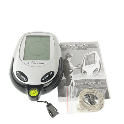 Skorter | 6 in 1 (Altimeter, Barometer, Compass, Thermoeter, Time & Calendar) Multifunction Digital Compass