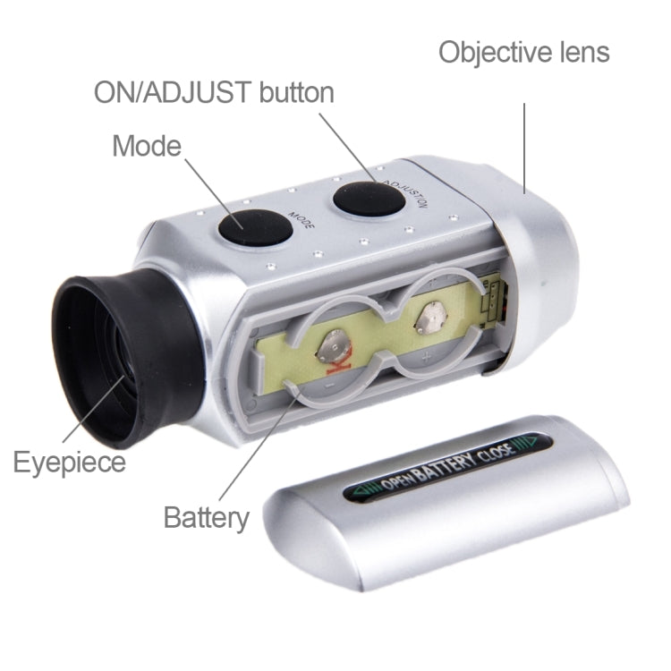 Skorter | Digital 7x Golf Telescope / Digital Measuring Instrument with Padded Case