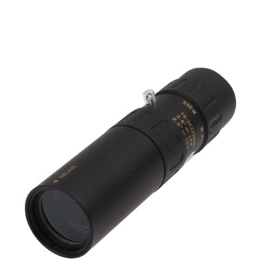 Skorter | 10-30 x 25mm Telescope Monocular for Backpacking / Hiking(Black)