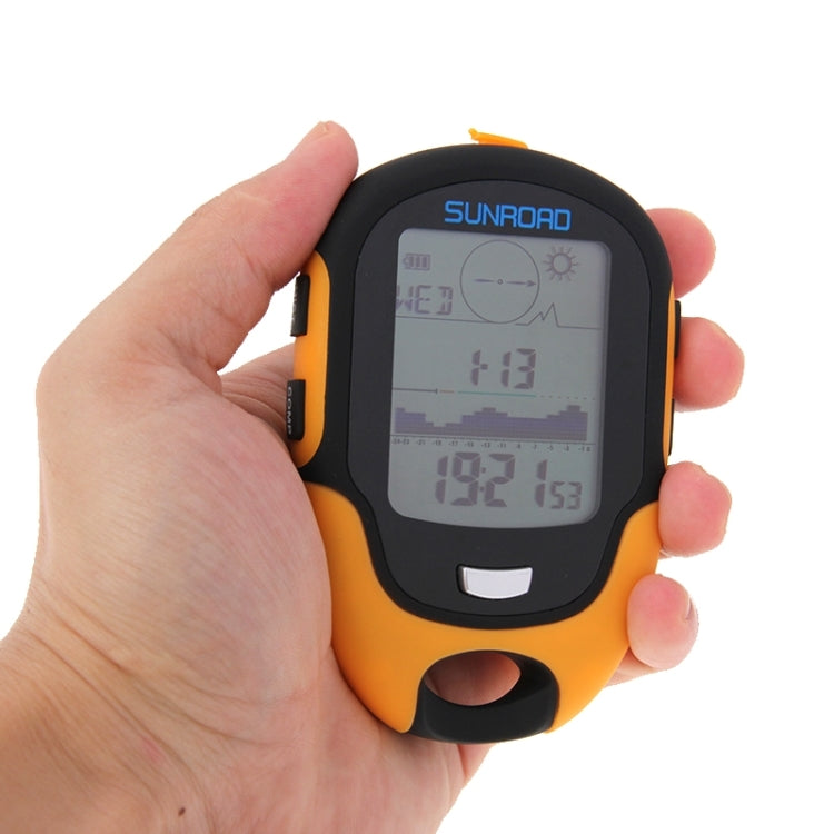 Skorter | SUNROAD Multi-Function LCD Digital Altimeter with Compass & Barometer & Thermometer & Hygrometer & Weather Forecast & LED Flashlight and Clock