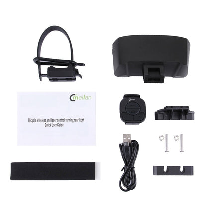 Skorter | Meilan X5 Wireless Remote Control Laser Tail Lamp for Bicycle, Waterproof Level: IPX4