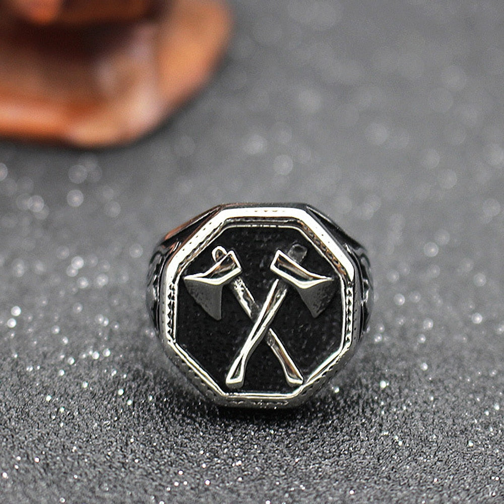 Skorter | Double Axe Ring