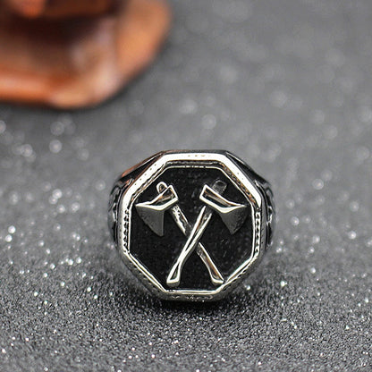 Skorter | Double Axe Ring