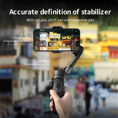 Skorter | 3-Axis Smartphone Gimbal Stabiliser with AI Tracking & Face Detection – Alvion
