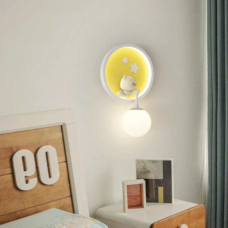 Skorter | RomanticWall - Children's Room Wall Lamp with Animal Motif