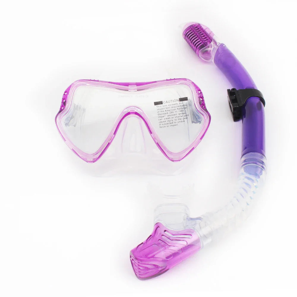 Skorter | Adult Unisex Snorkel Diving Mask Set with Goggles