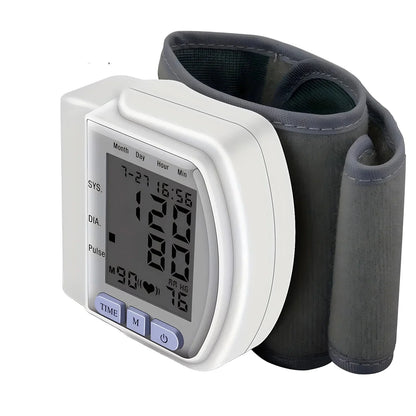 Skorter | Digital Wrist Blood Pressure Monitor with LCD Display – PulseTrack