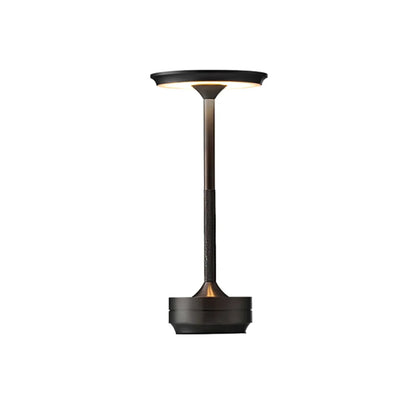 Skorter | Rechargeable Modern Aura Table Lamp with Touch Controls | Wireless LED Light for Modern Side Tables and Office Desks | Minimalist Table Lamp